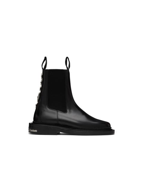 TOGA PULLA SSENSE Exclusive Black Hardware Boots