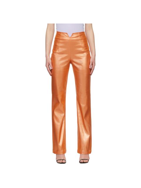 MAISIE WILEN Orange Shimmer Contra Jeans