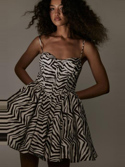 BARDOT Ashta Corset Mini Dress In Brown