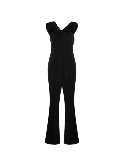 asymmetric sleeveless jumpsuit