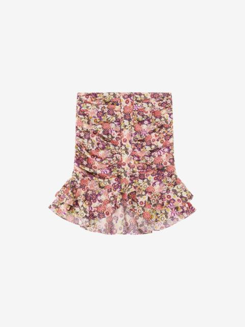 MILENDI FLORAL SKIRT