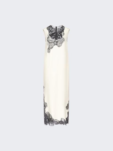 Loulou de Saison Uma Sleeveless Long Dress Ivory And Black