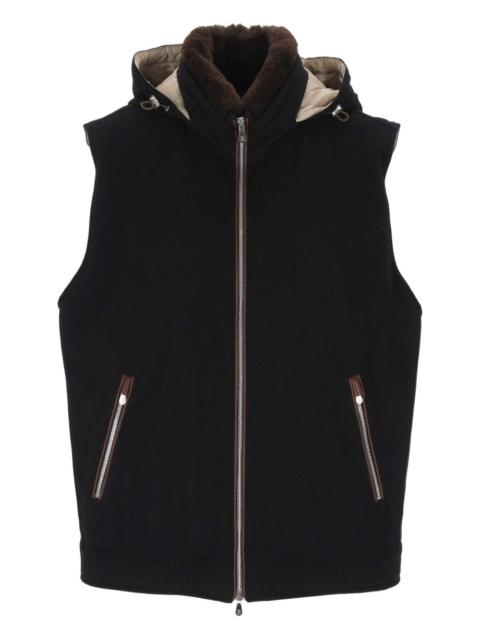 Brunello Cucinelli hooded wool gilet