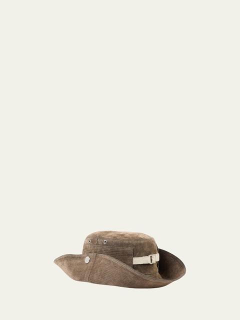 JACQUEMUS Men's Le Bob de-Nimes Denim Bucket Hat