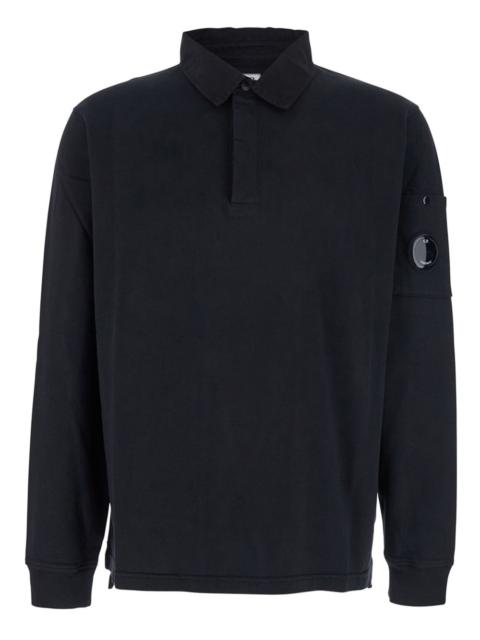 C.P. Company Lens-detail long-sleeved polo sweater