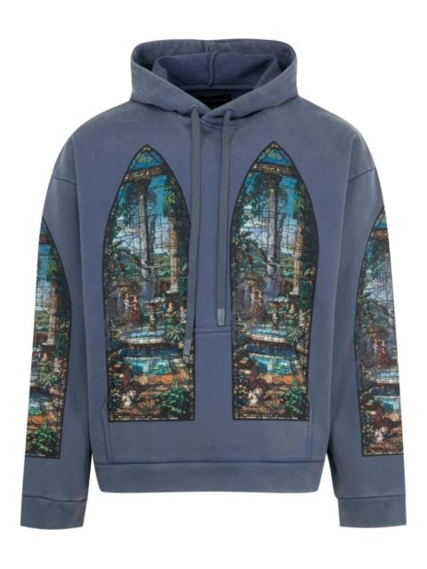 WHO DECIDES WAR printed hoodie