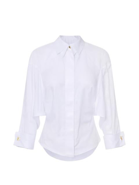 ELISABETTA FRANCHI cufflink cotton shirt