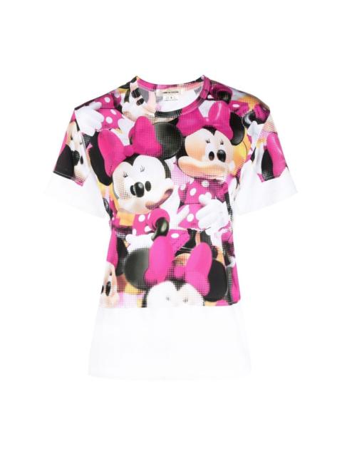 Minnie Mouse print cotton T-shirt