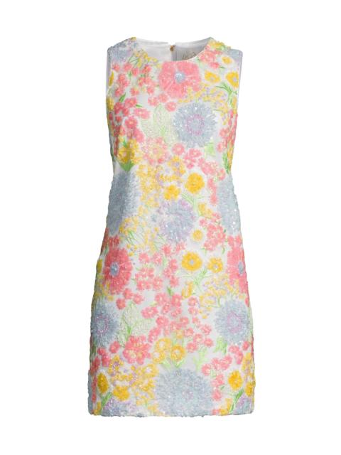 Lilly Pulitzer Women's Airbella Floral Sequined Shift Dress - Multi