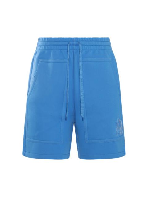 blue cotton shorts