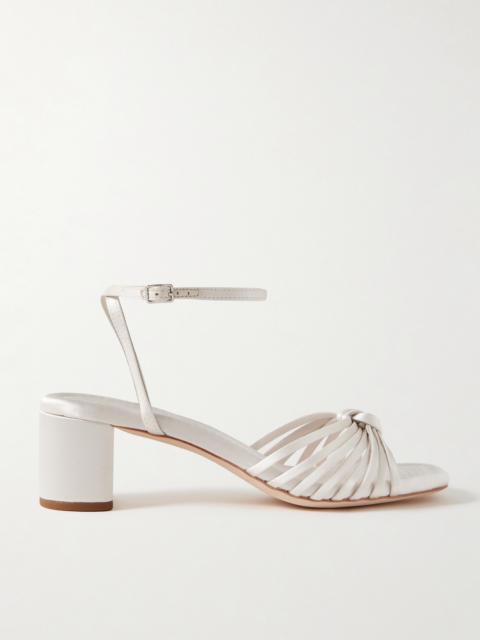 LOEFFLER RANDALL Olivia Knotted Satin Sandals