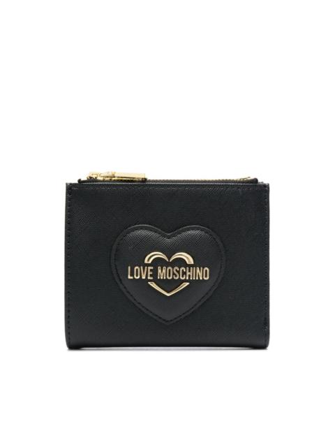 Moschino logo-lettering wallet