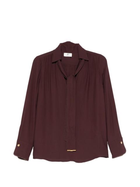 ELISABETTA FRANCHI V-neck sashed top