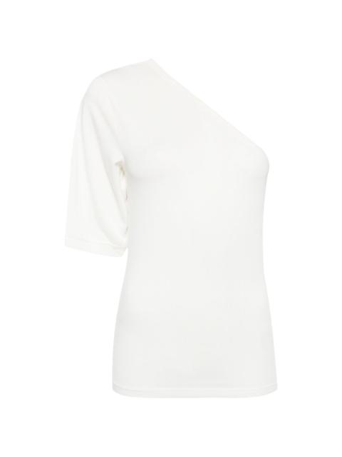 thom/krom one-shoulder soft-jersey top