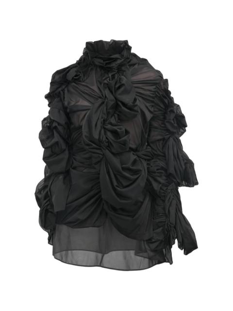Comme Des Garçons ruffled top