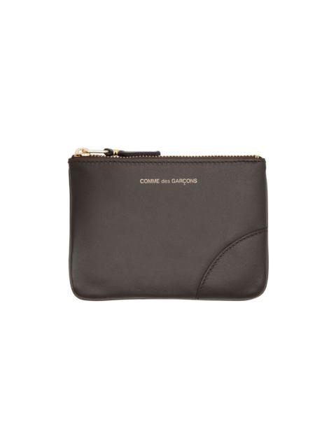 Comme Des Garçons Brown Leather Pouch