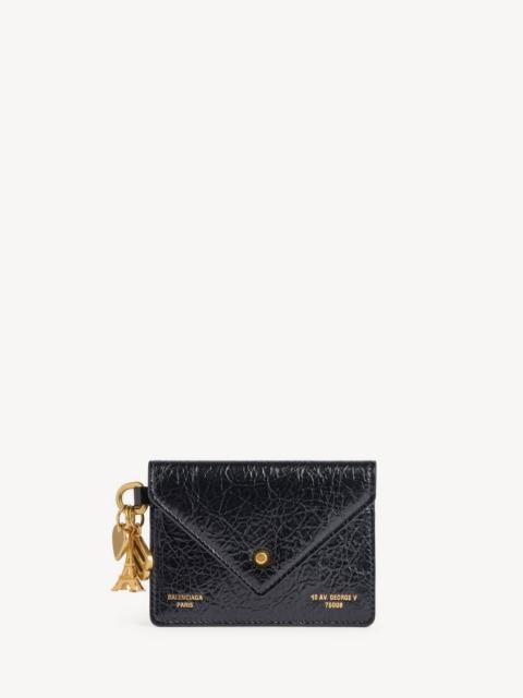 BALENCIAGA Women's Token Card Holder in Black