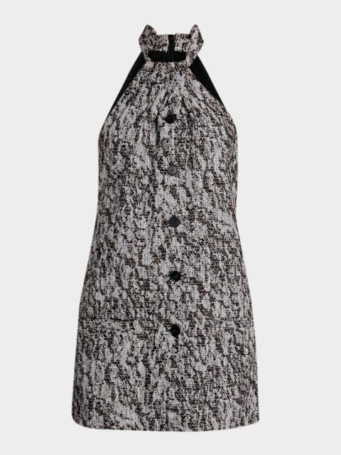 IRO Elara Woven Halter Mini Dress