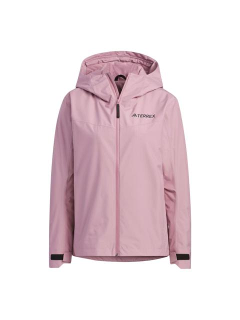 (WMNS) adidas Terrex Rain.Rdy Transitional Jacket 'Pink' IL8905