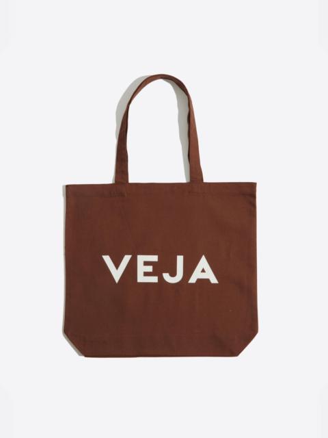 VEJA TOTE BAG COTTON CHOCOLATE