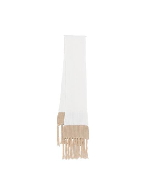 Moschino tassel scarf