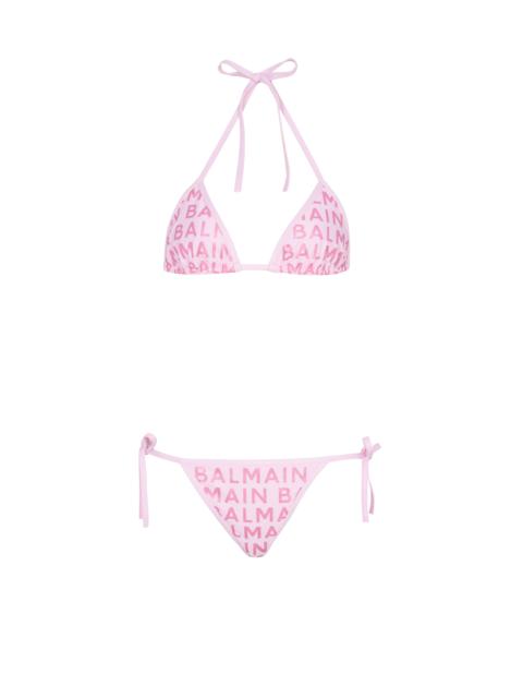 Balmain Balmain triangle bikini