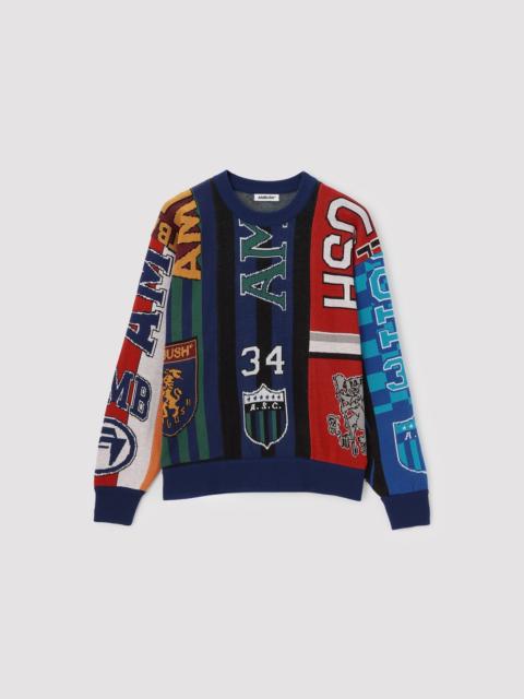 Ambush MULTI SOCCOER SCARF KNIT CREWNECK