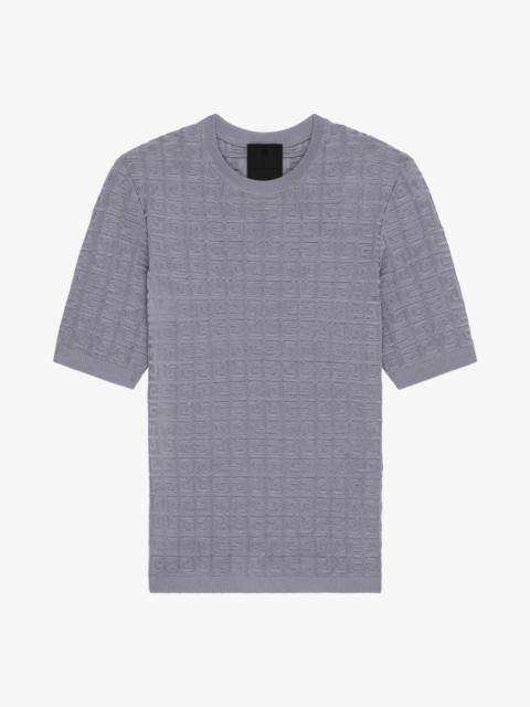 Givenchy SHORT SLEEVES SWEATER IN 4G JACQUARD