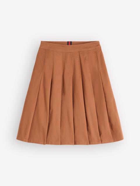 BODEN Aya Cotton Skirt-Ginger
