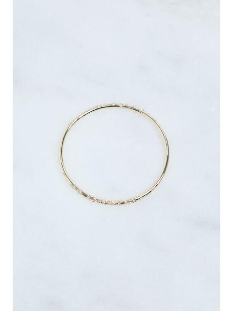 KAREN MILLEN Hand Set European Crystal Sprinkle Bangle