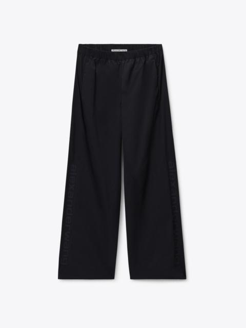 Alexander Wang perforated logo mid-rise track pant
