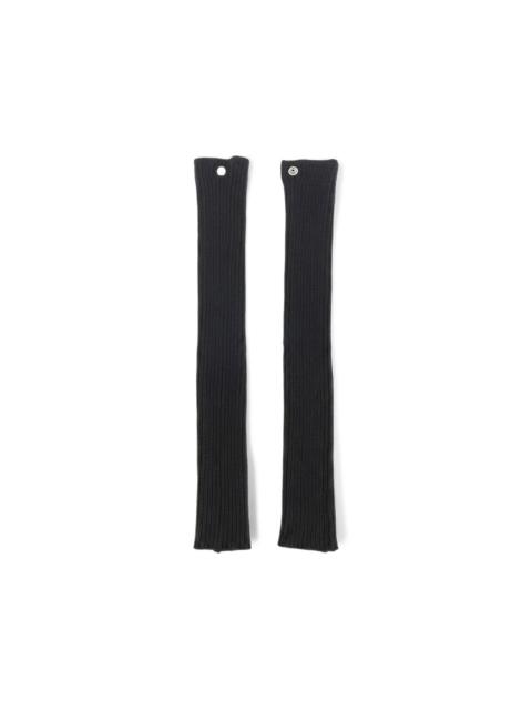 Rick Owens ribbed-knit cut-out gloves