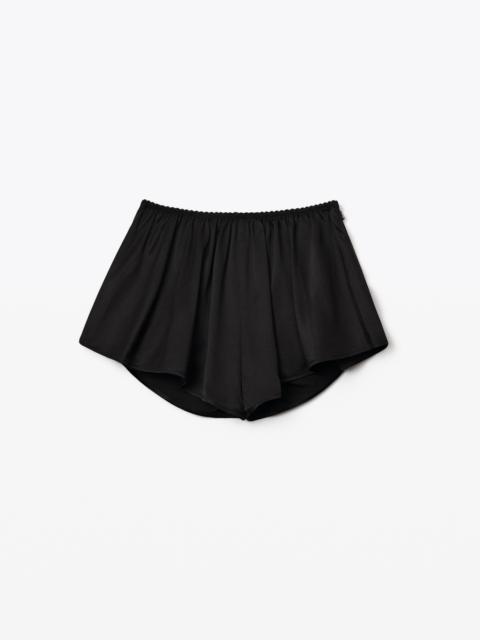 Alexander Wang NEGLIGEE TAP SHORT IN SILK CHARMEUSE