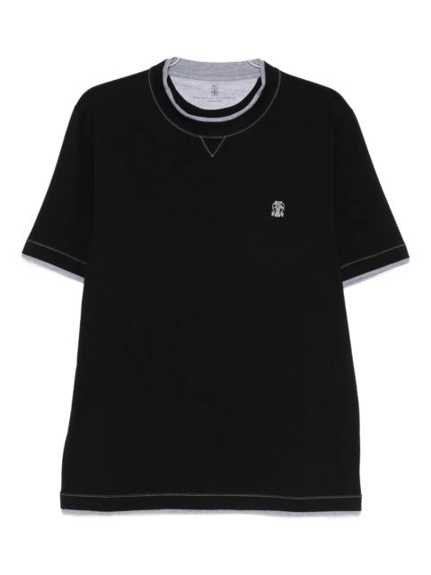 Brunello Cucinelli Brunello Cucinelli Brunello Cucinelli T-shirts And Polos Black