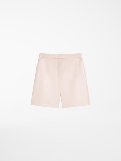 LACUNA Nappa leather shorts