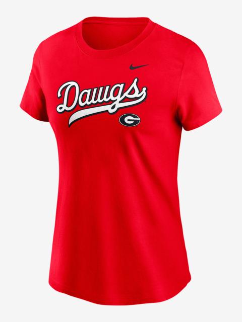 Nike Georgia Athletic Prep Arch Local Script Women's Nike College T-Shirt