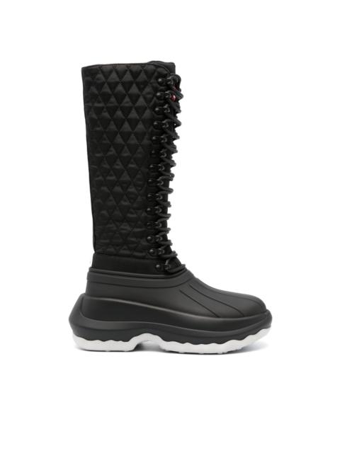x Hunter Tall 70mm lace-up boots