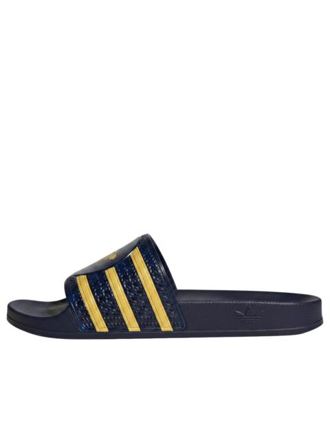 adidas adidas x Arsenal FC Trefoil Slides 'Collegiate Navy Eqt Yellow' KH7158