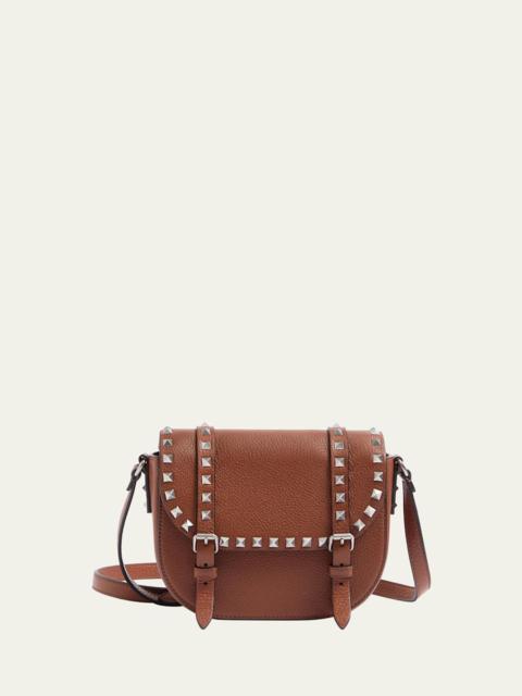 Valentino Men's Rockstud Small Leather Messenger Bag