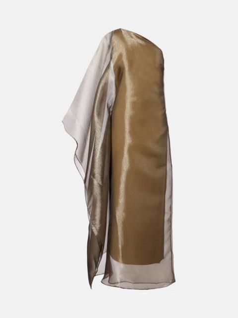 Taller Marmo Betsy one-shoulder fil coupé maxi dress