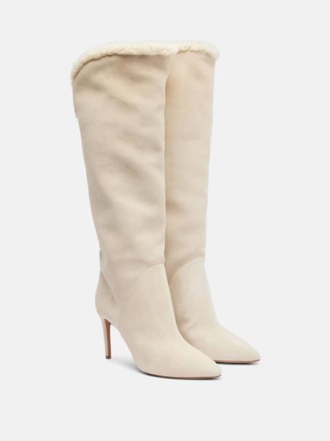 PARIS TEXAS Gaia 85 suede knee-high boots