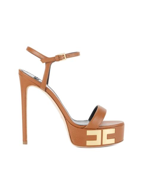 ELISABETTA FRANCHI 135mm Vertigo platform ankle-strap sandals
