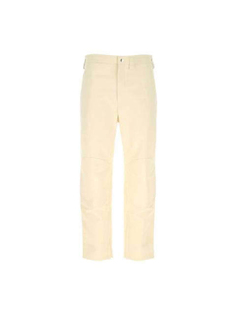 Jil Sander IVORY COTTON PANT FOR WOMEN