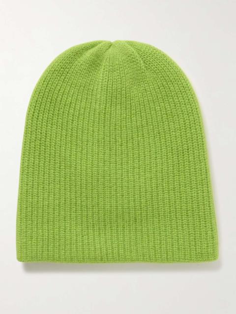 The Elder Statesman Watchman Ribbed Cashmere Beanie