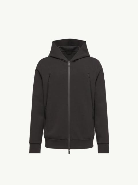Moncler Cotton Blend Zip-Up Hoodie