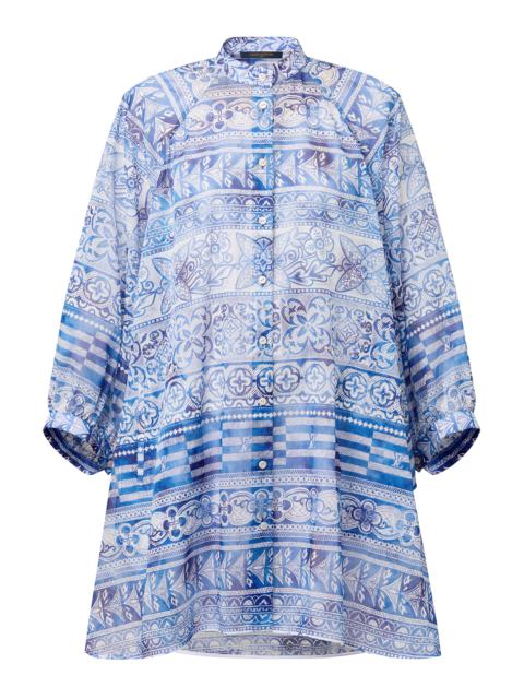 Louis Vuitton Monogram Tile Batwing Shirt Dress