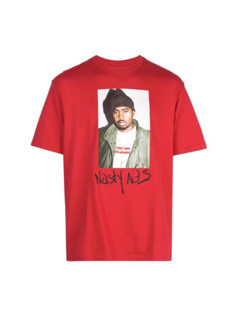 Supreme Nasty Nas print T-shirt