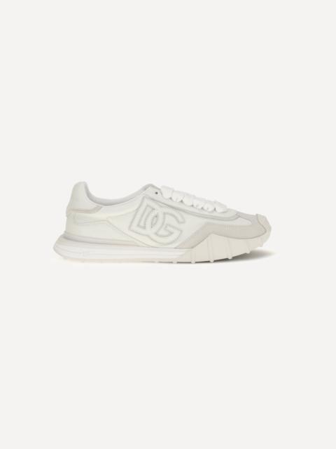 Dolce & Gabbana Athletic fabric and leather Sneakers
