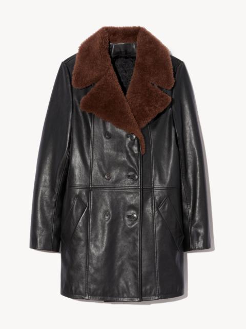 NILI LOTAN JAYDEN LEATHER COAT