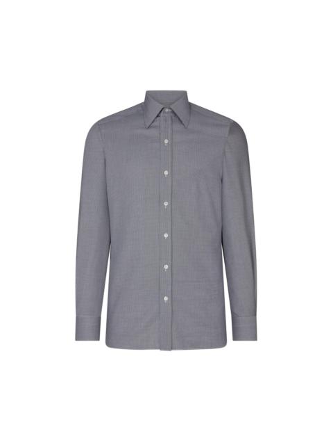 MICRO HOUNDSTOOTH SLIM FIT SHIRT